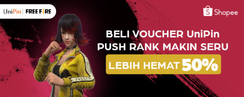 Promo Diskon 50% UniPin Voucher di 12.12 Birthday Sale Shopee